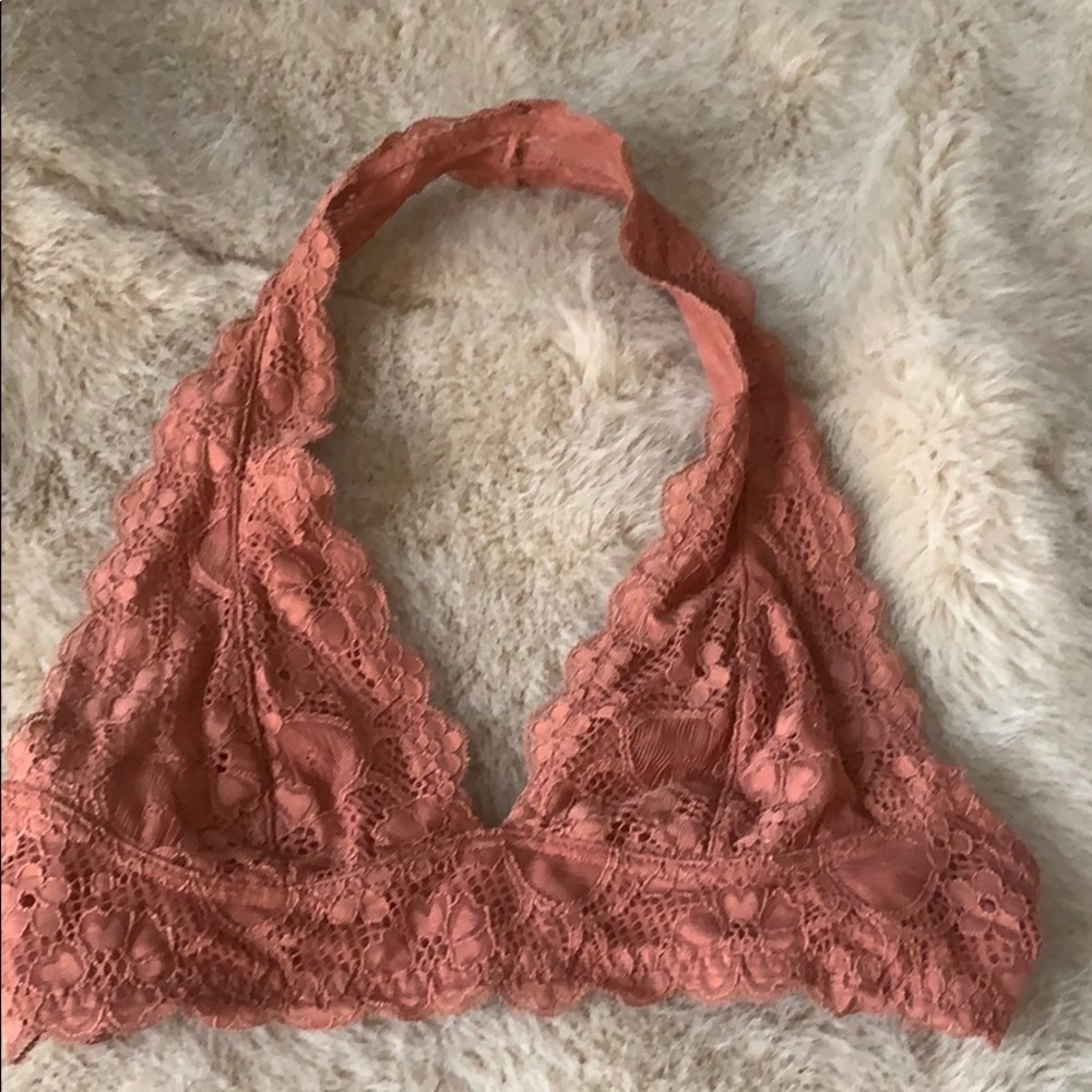 Free People galloon halter bralette